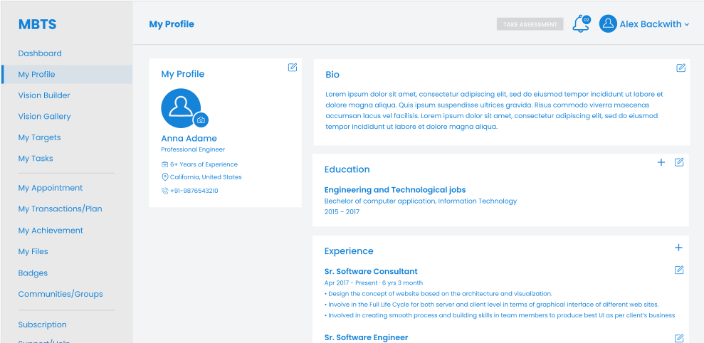 MBTS Wireframe Screen